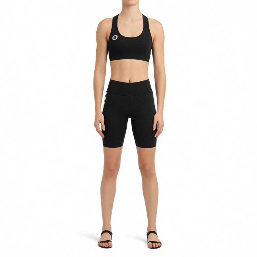 Running Gear Junior - Celana Pendek Yoga Fitness Pinggang Tinggi