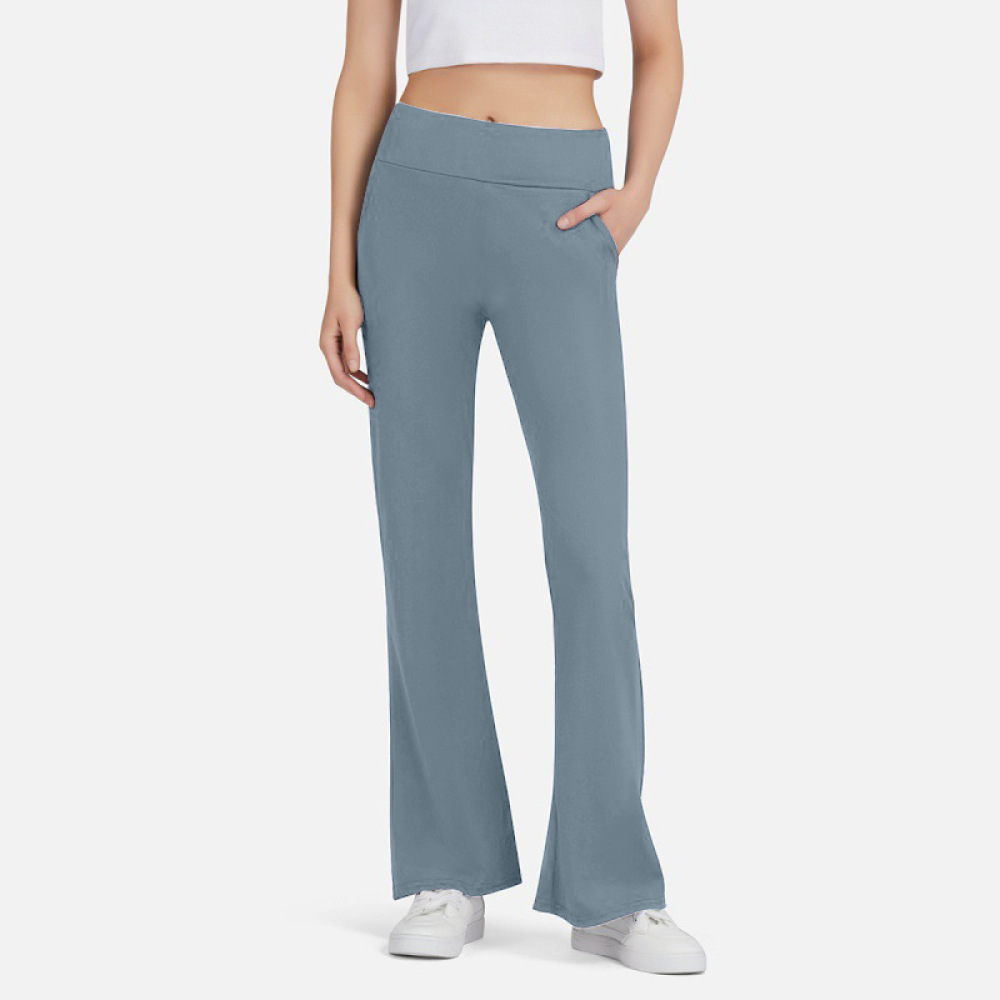 Running Gear Junior - Celana Yoga Wanita Model Bootcut Pinggang