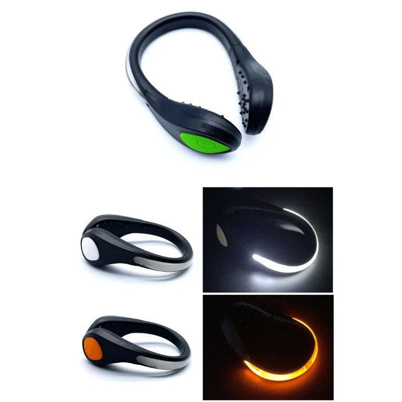 Running Gear Equipment - Lampu Klip Sepatu Bercahaya Baru LED