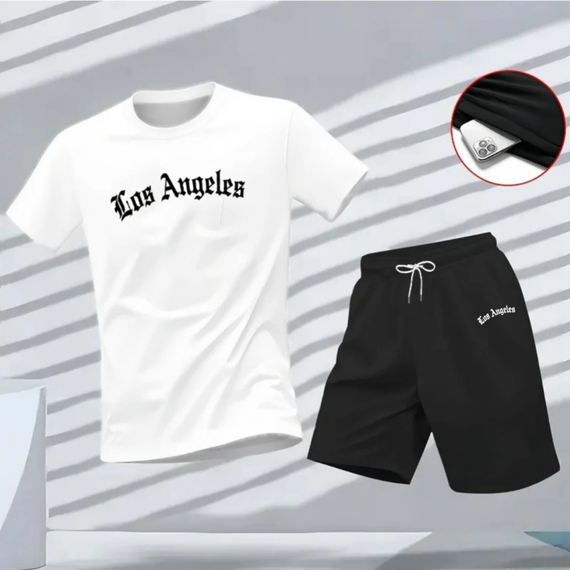 Running Gear Men - Setelan Training Pria Los Angeles 2
