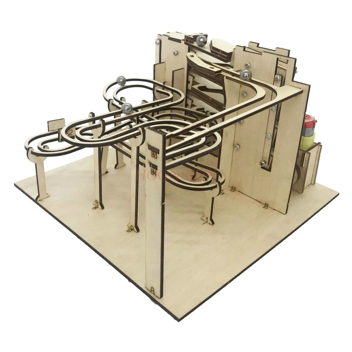Running Gear Track - Kit konstruksi DIY untuk dewasa, model