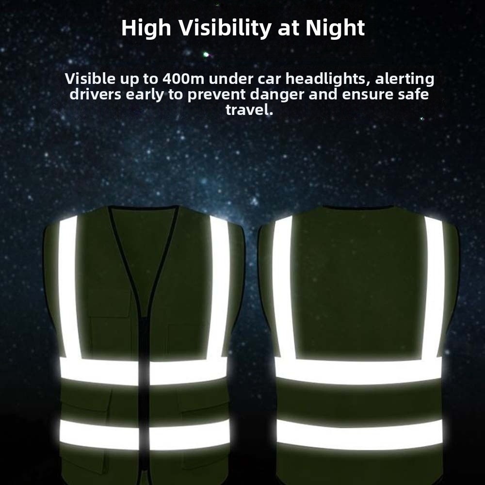 High And Running Gear - Rompi Reflektif Visibilitas Tinggi Peringatan Satu