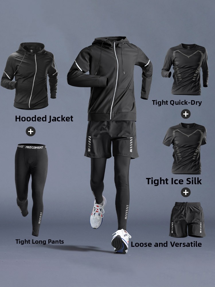 Running Gear Equipment - Setelan Olahraga Qui Dry untuk Pria,