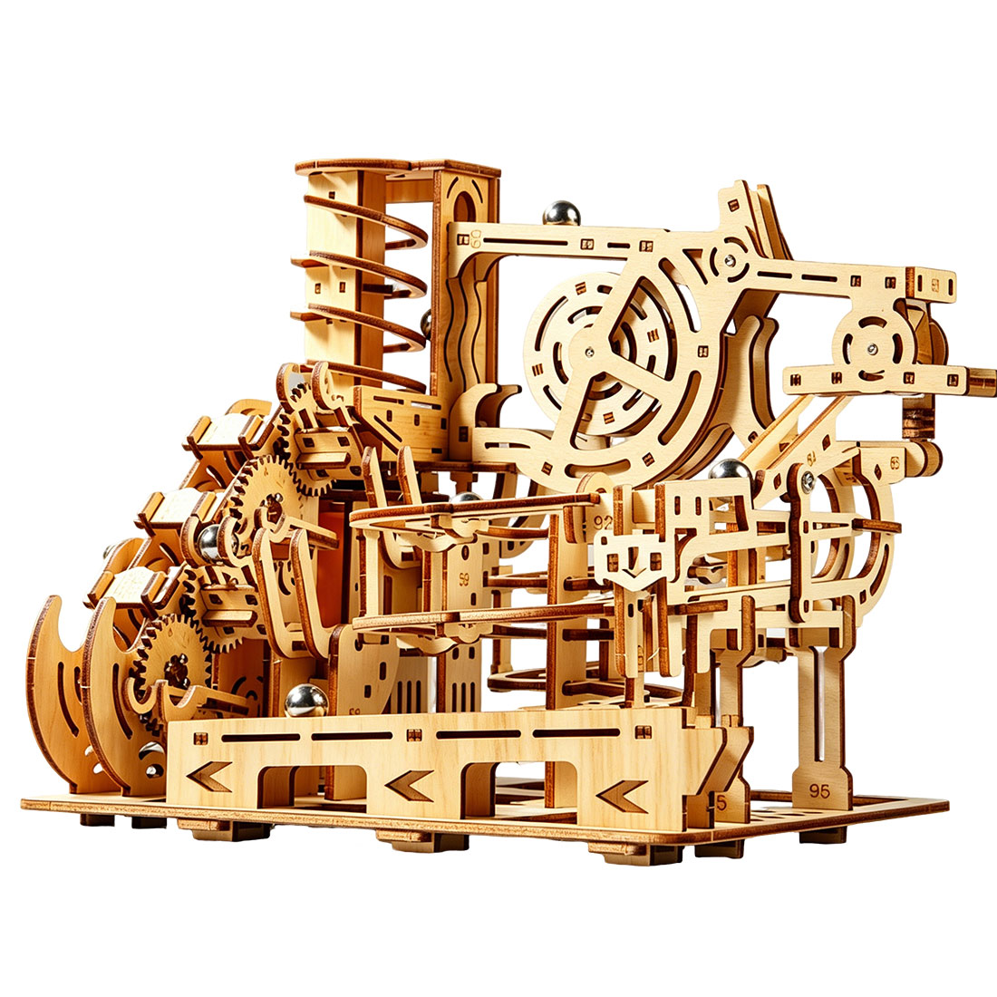 Running Gear Track - Puzzle Kayu 3D Model Jalur Kelereng