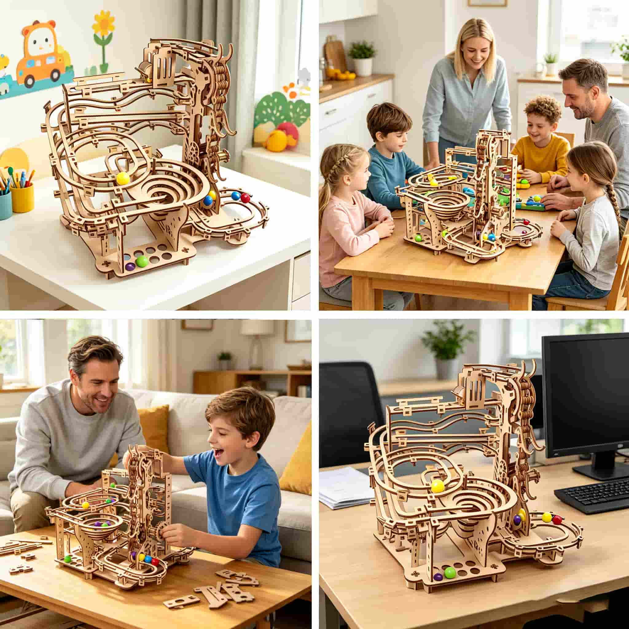 Kit Model Puzzle Kayu 3D Linta - Running Gear Track ulasan dan harga