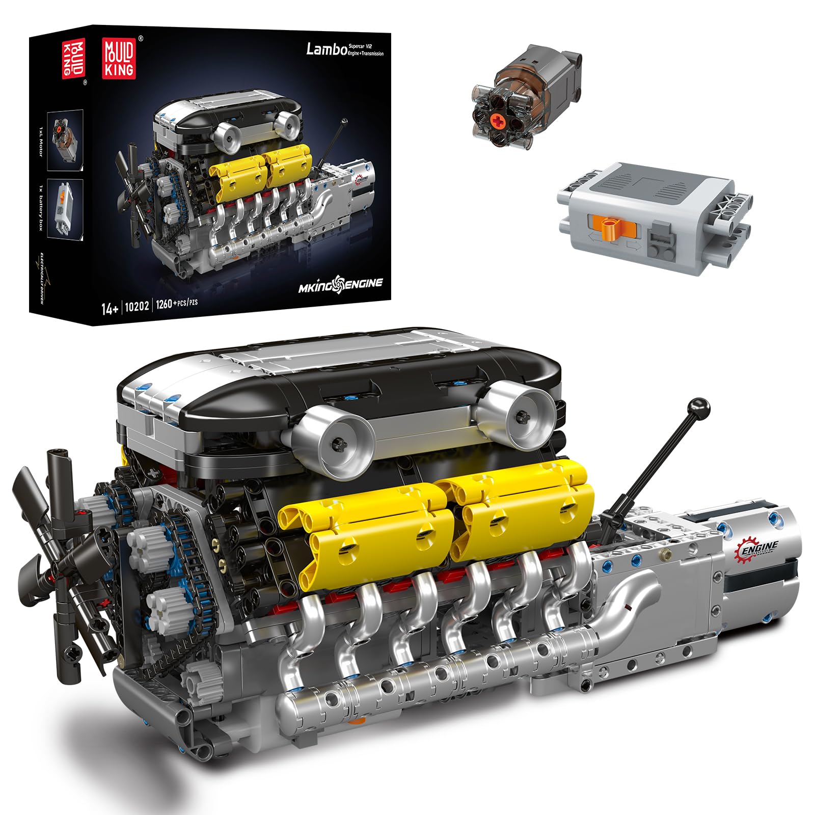 Kit Model Mesin V12 Yang Berja - Running Gear Engine ulasan dan harga