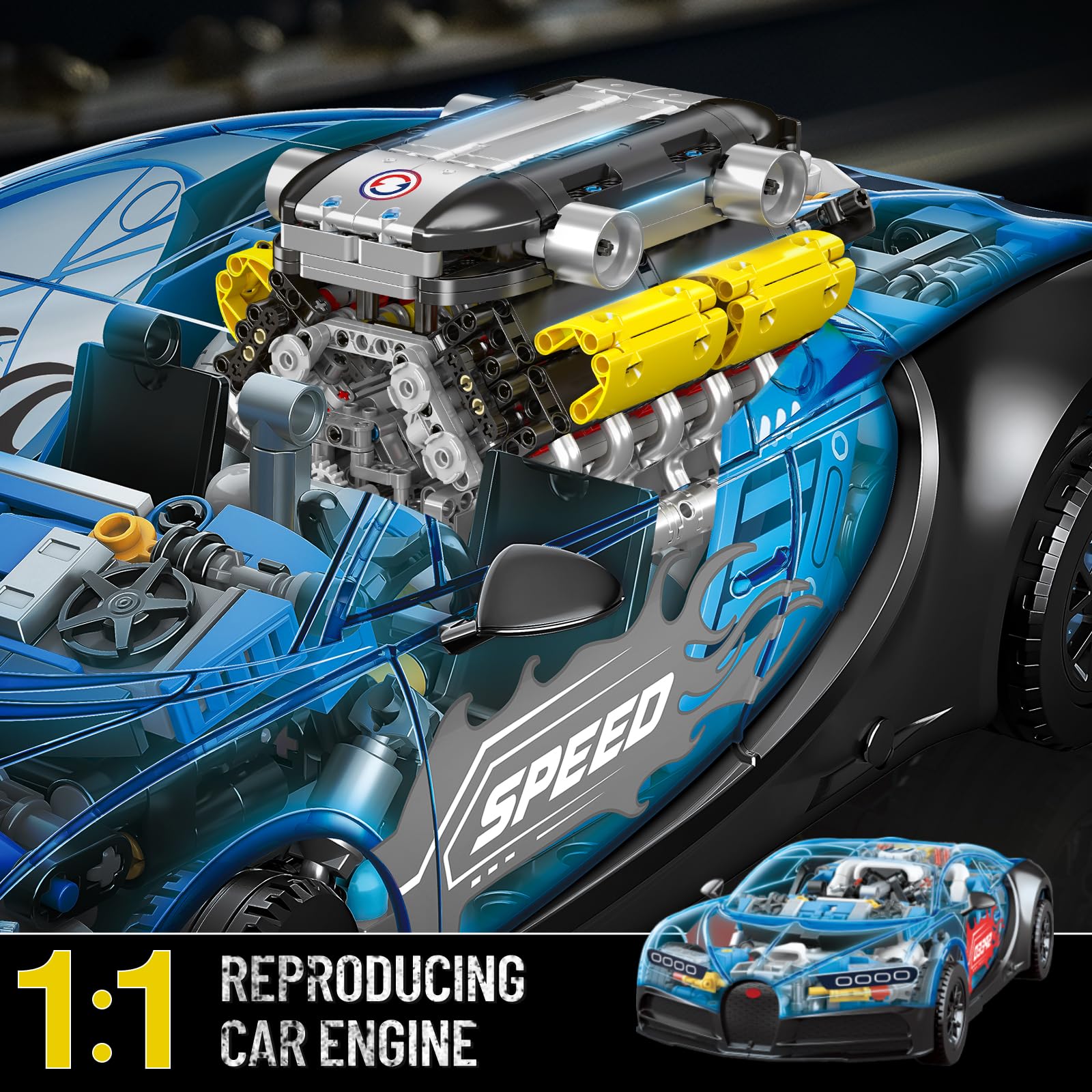 Kit Model Mesin V12 Yang Berja - Running Gear Engine ulasan dan harga