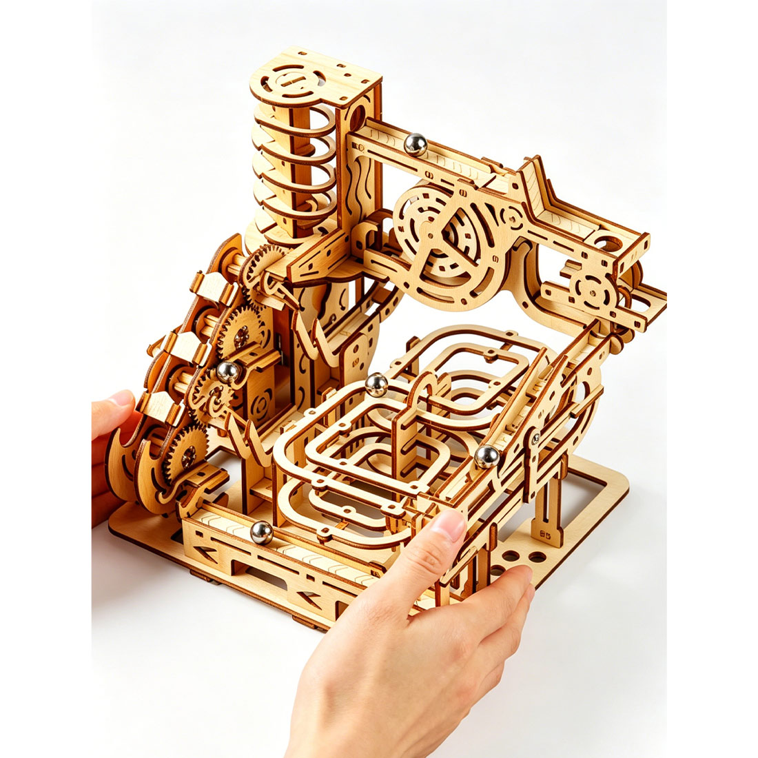 Puzzle Kayu 3D Model Jalur Kel - Running Gear Track ulasan dan harga